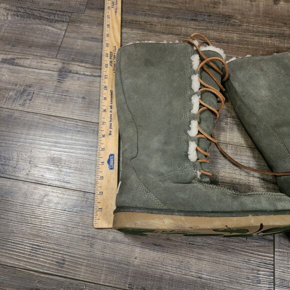 Ugg Australia Whitley 5230 Women's 7 Olive Green Lace Up Tall Boots BX38 - Picture 11 of 11